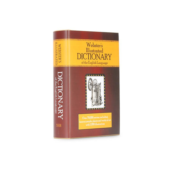 Webster's Illustrated Dictionary - Secret Hollow Book - Secret Storage Books