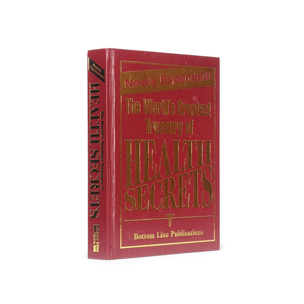 World's Greatest Treasury of Health Secrets - Large Book Safe - Secret Storage Books